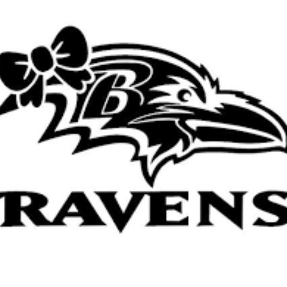 NFL Football Baltimore Ravens Logo Vinyl Decal sticker 5" - Picture 3 of 9